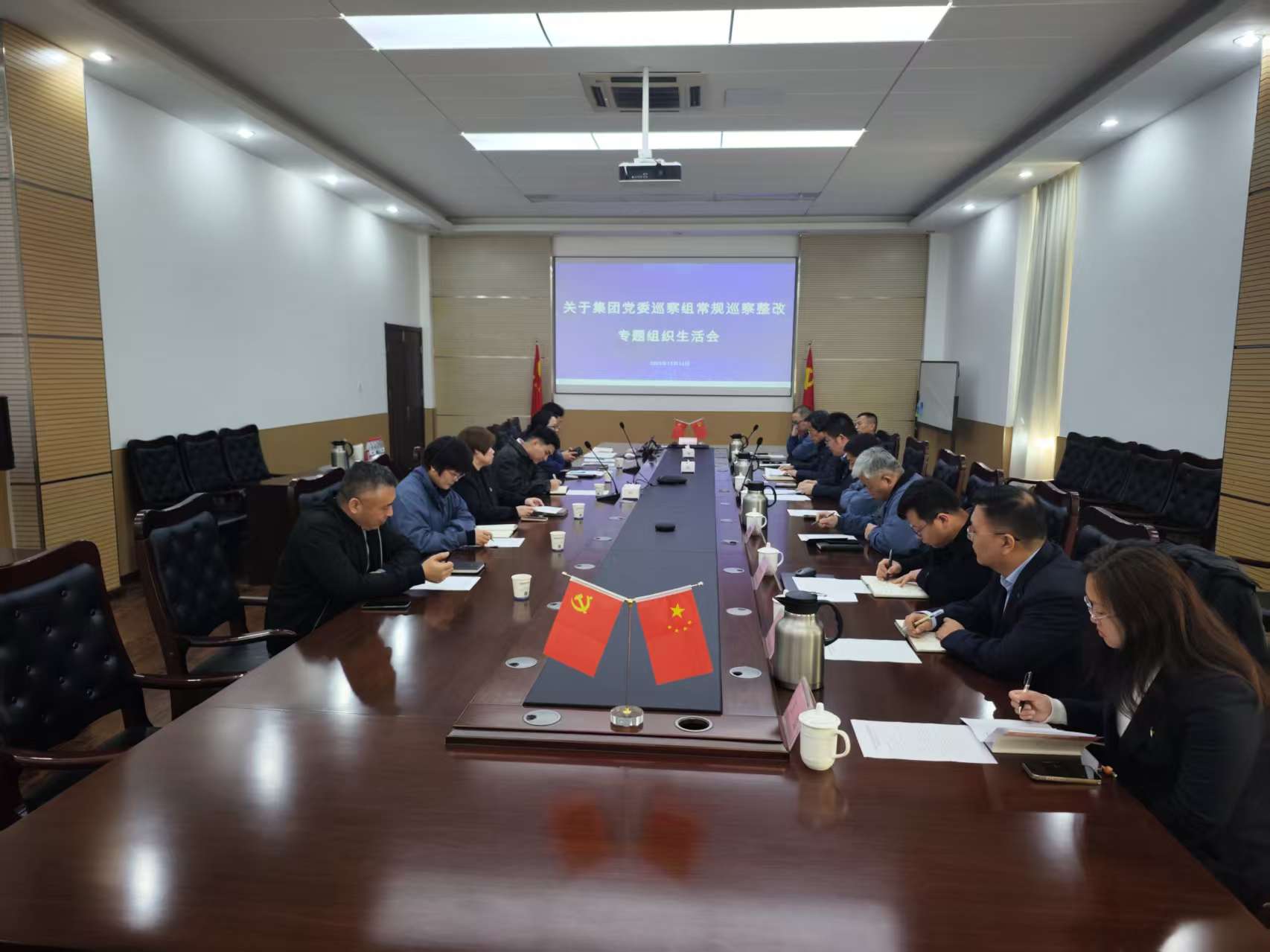 党组织巡查会议